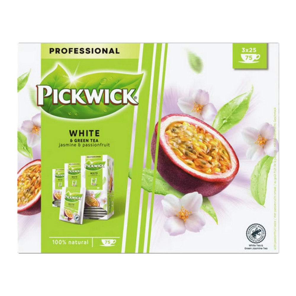 Pickwick &VerticalLine; Professional White&Green Tea Jasmine&Pas &VerticalLine; 1,5 gram