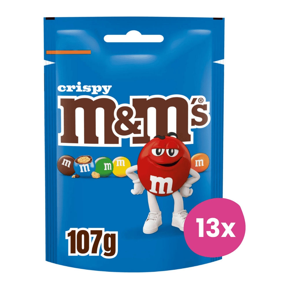 M&M's | Crispy Zak | 13 x 107 gram