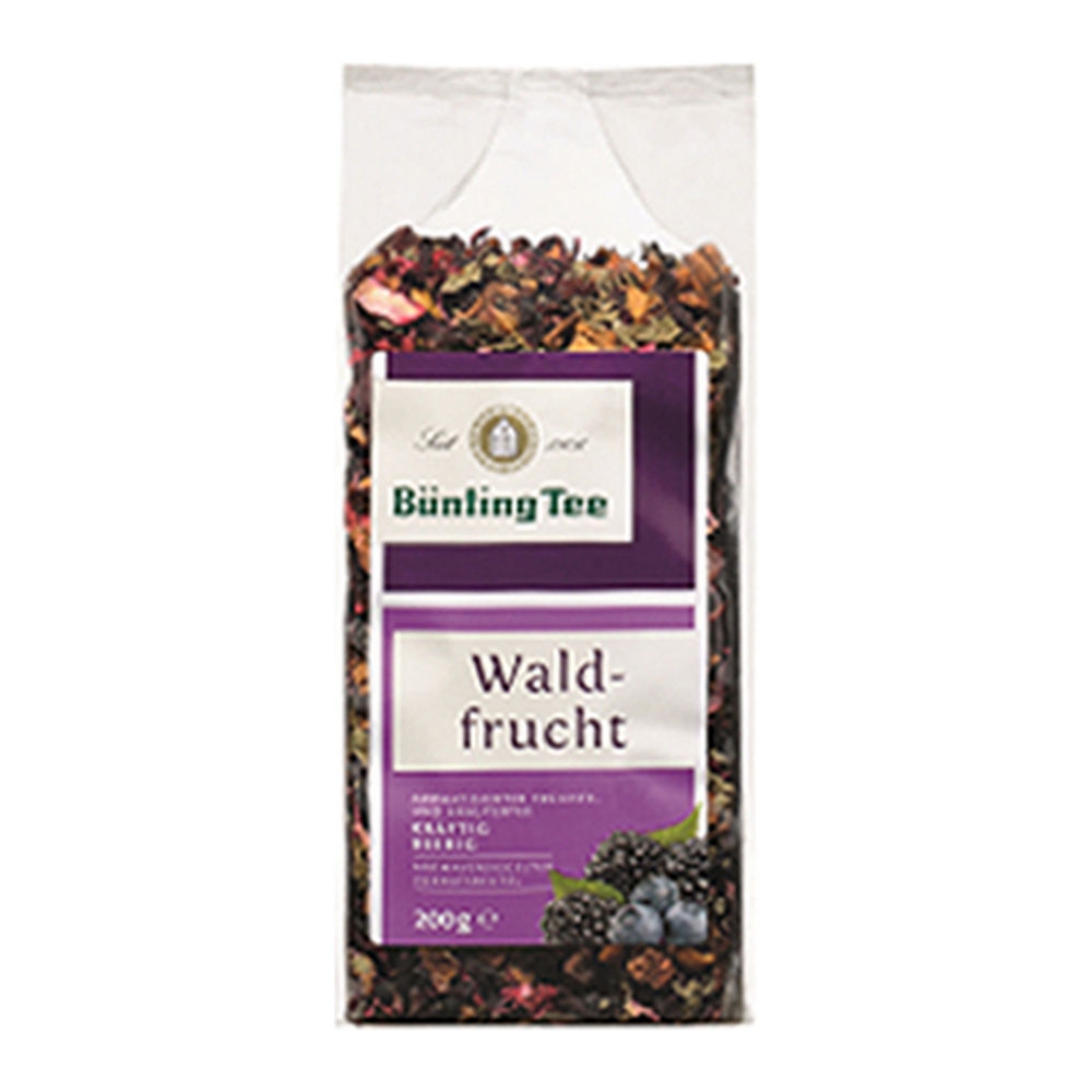 Bunting Tee B&uuml;nting Tee &VerticalLine; Fruchtetee Waldfrucht Zak &VerticalLine; 6 x 200 gram