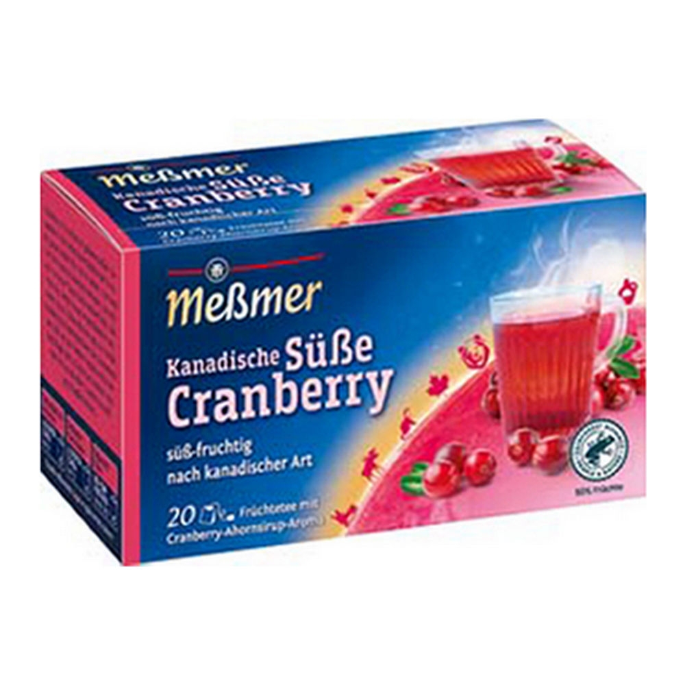 Messmer &VerticalLine; Kanadische Susse Cranberry &VerticalLine; 10 x 20 x 2,25 gram