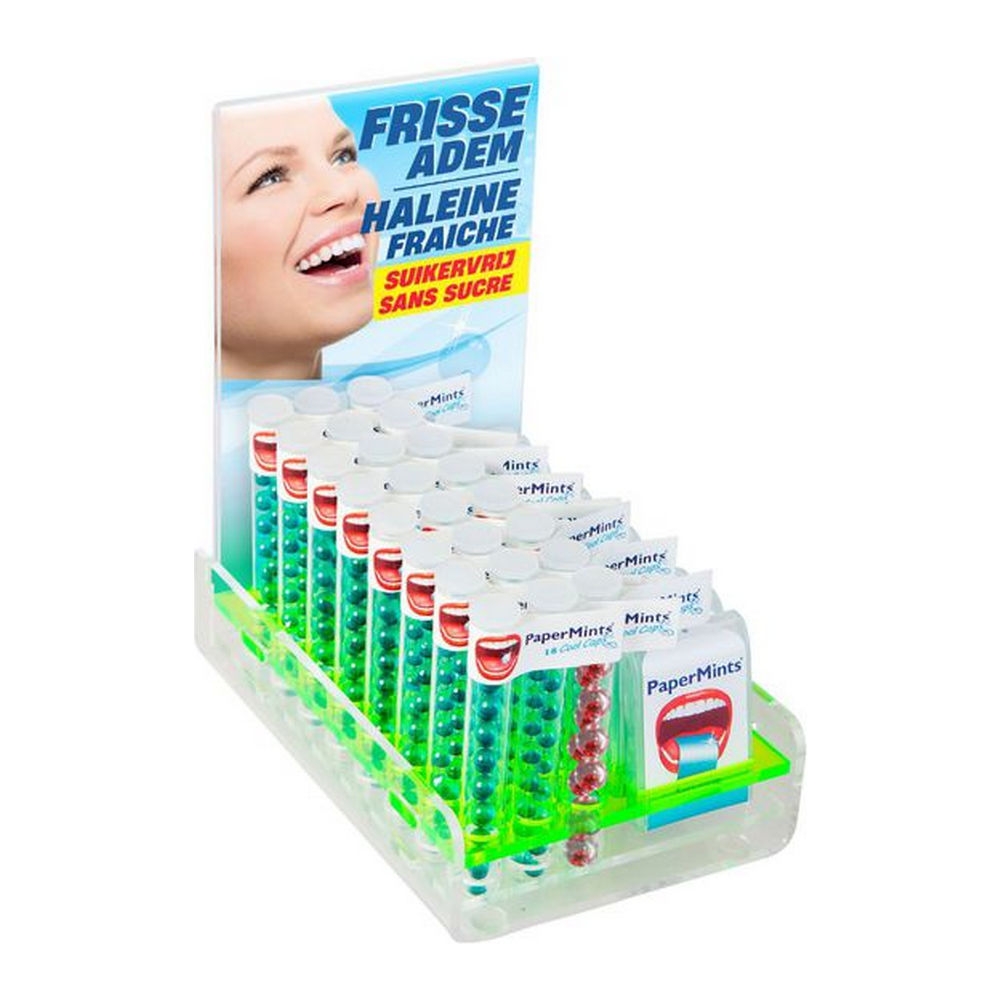 Papermints | Cool Caps / Strips Display | 35 stuks
