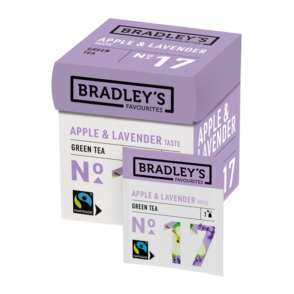Bradley's &VerticalLine; Favourites Green Tea Apple Lavender &VerticalLine; 6 x 12 x 1,75 gram