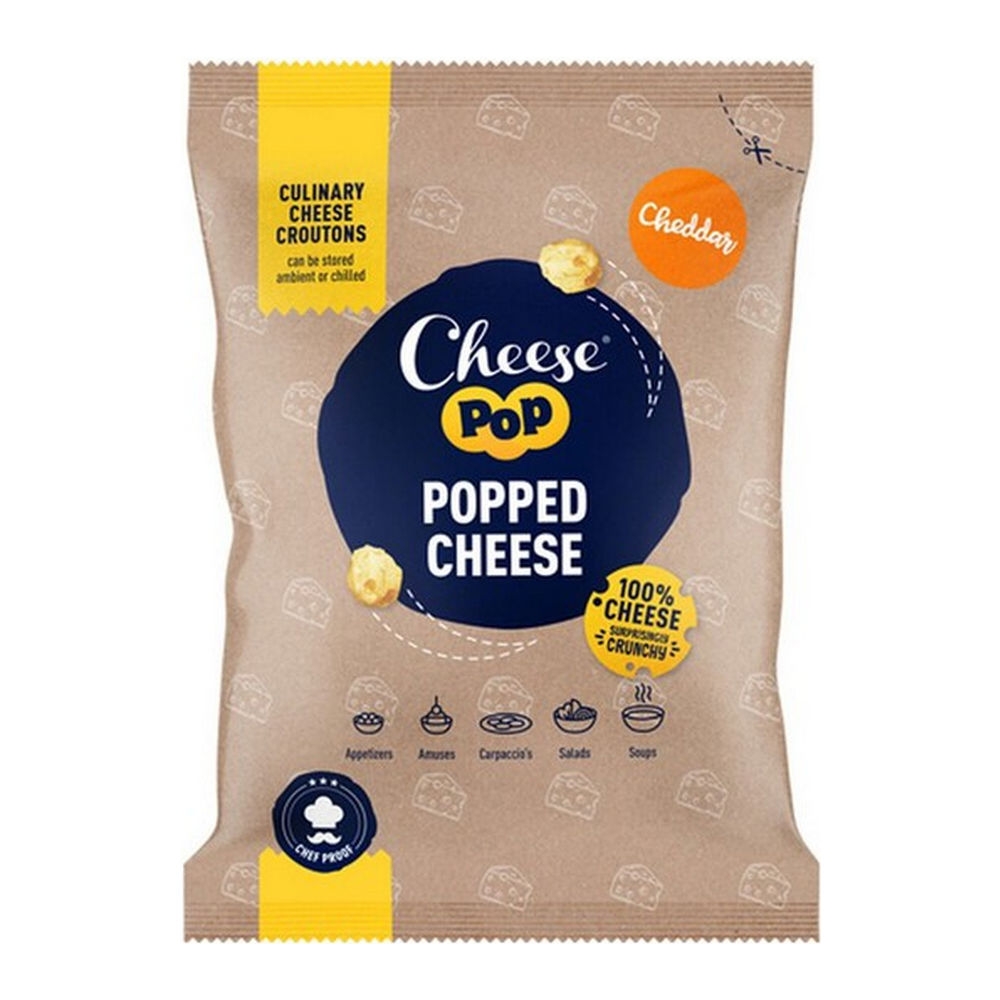 Cheesepop | Gepofte Cheddar Kaas | 500 gram