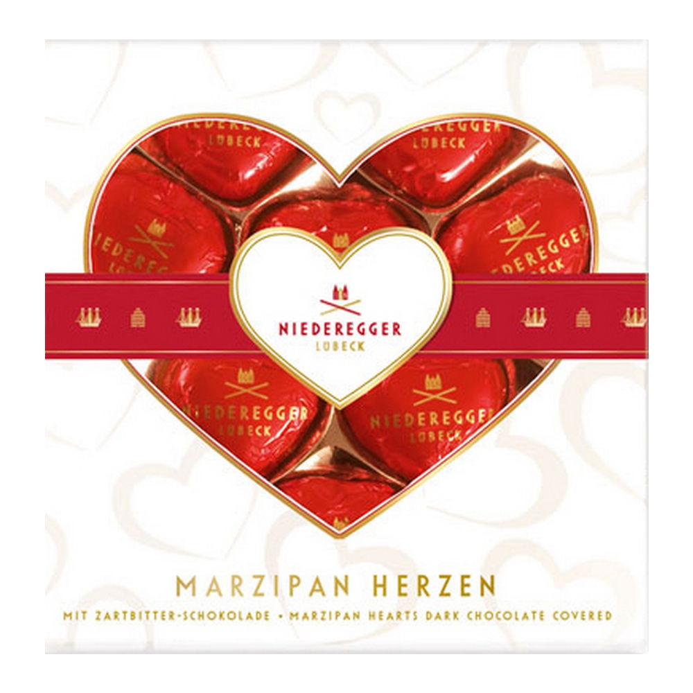Niederegger | Marsepein Harten | 125 gram
