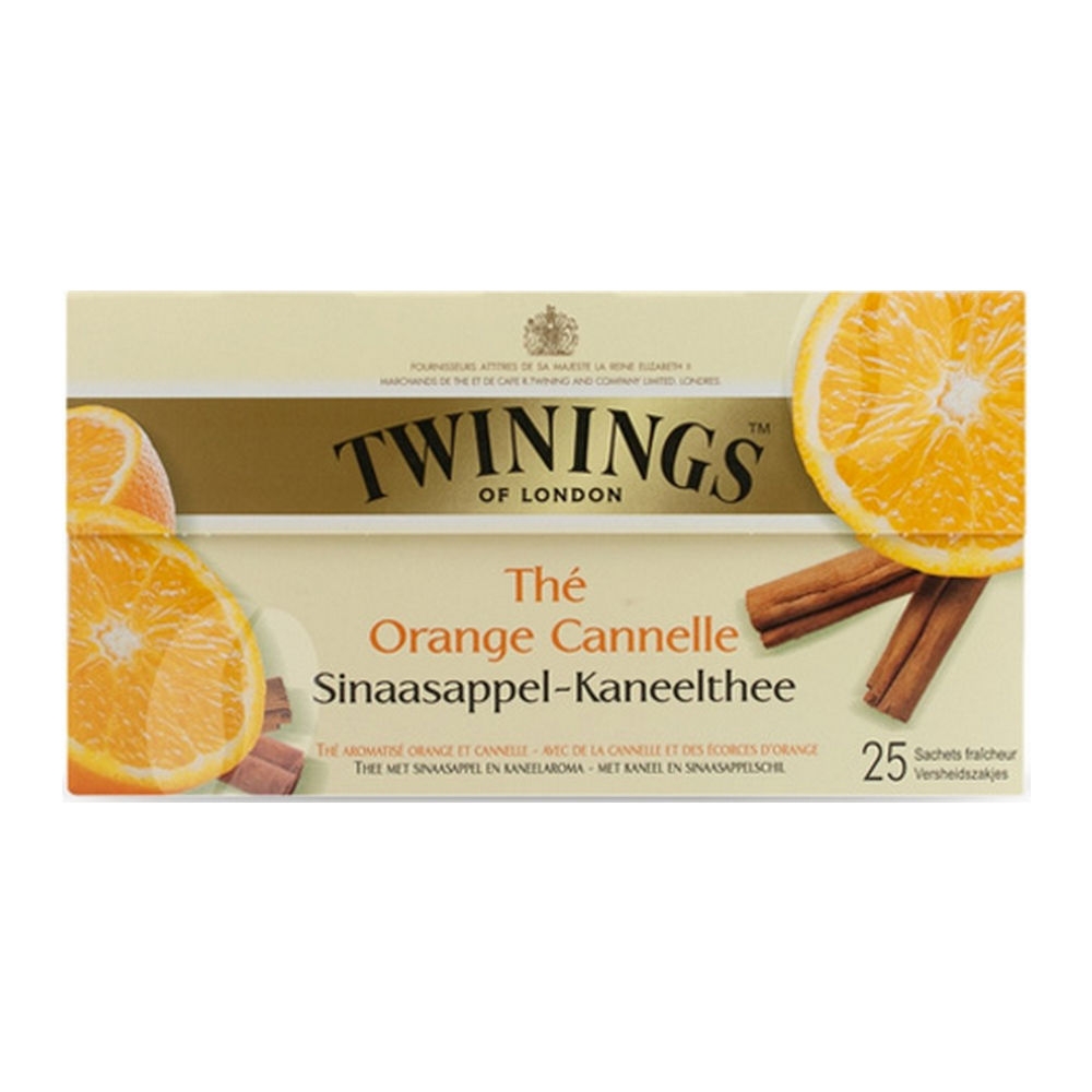 Twinings &VerticalLine; Sinaasappel Kaneel Thee &VerticalLine; 25 stuks