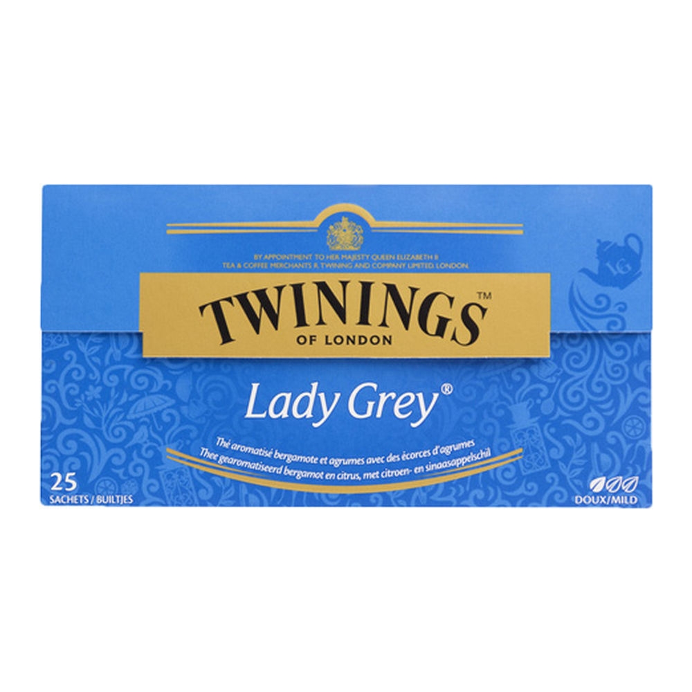 Twinings &VerticalLine; Lady Grey Tea &VerticalLine; 25 stuks