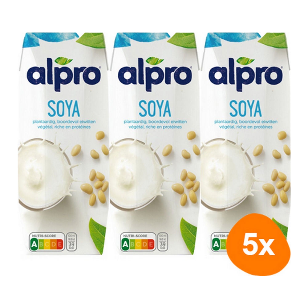 Alpro | Soja Drink Original 3pack | 5 x 250 ml