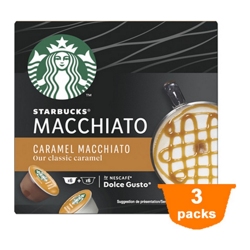Nescafe Dolce Gusto | Starbucks Latte Caramel 12 Cups | 3 stuks