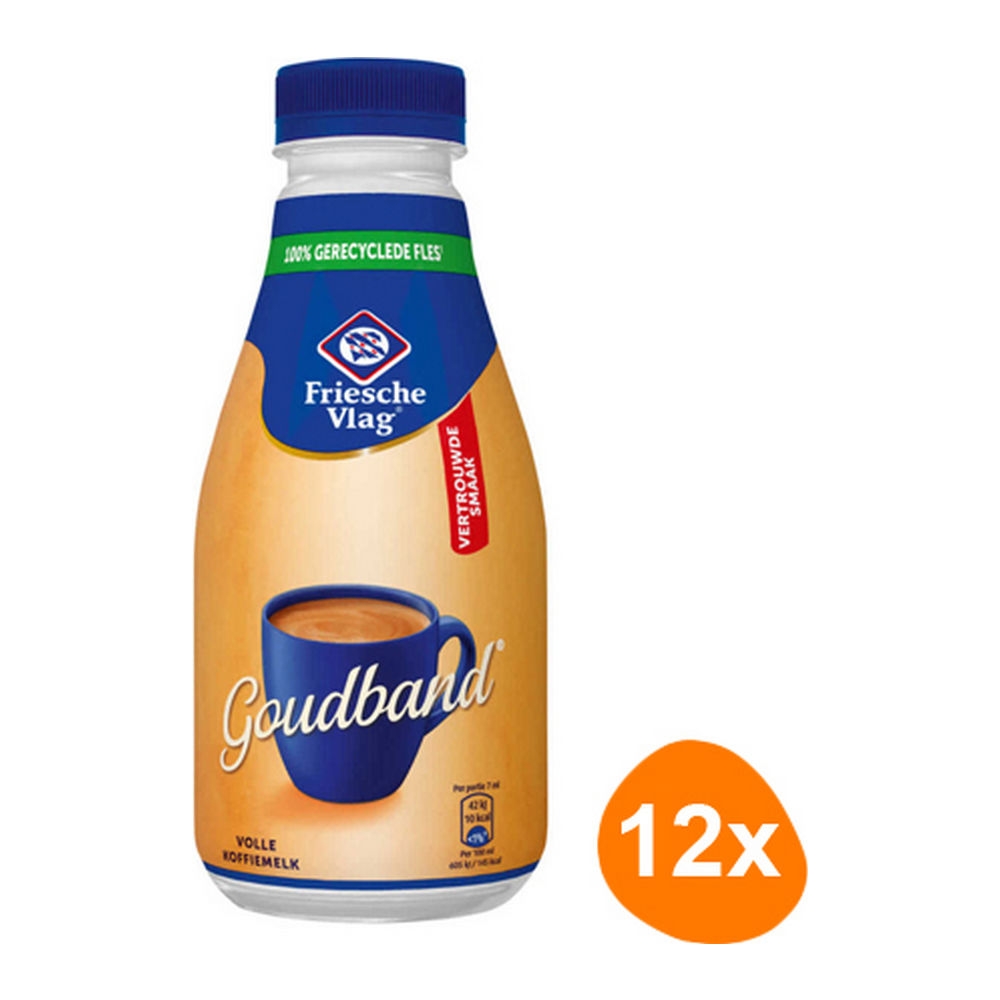 Friesche Vlag | Goudband PET Fles | 12 x 300 ml