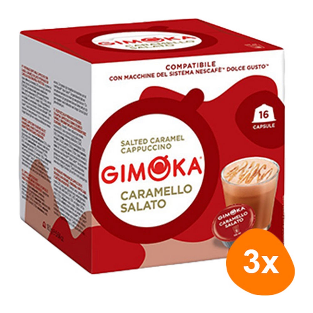 Gimoka | Caramello Salato | 3 x 16 caps