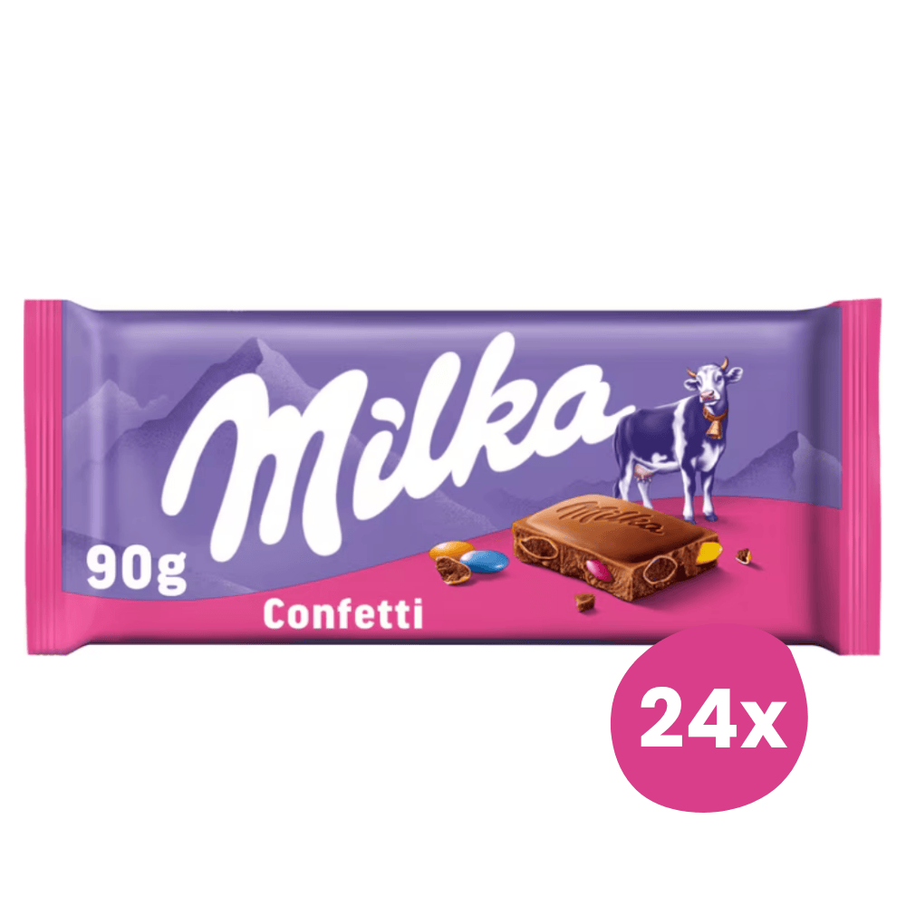 Milka | Confetti | 24 x 90 gram