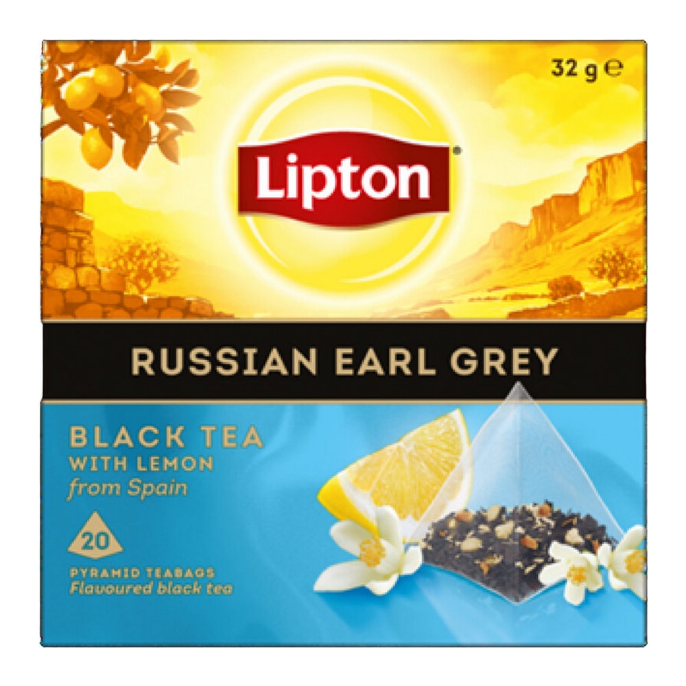 Lipton &VerticalLine; Russian Earl Grey 20 Zakjes &VerticalLine; Per stuk