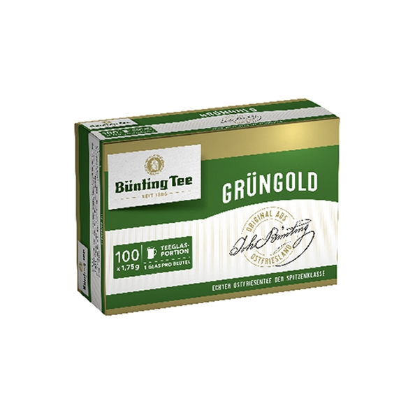 Bunting Tee &VerticalLine; Grungold Teebeutel Pak &VerticalLine; 10 x 100 stuks