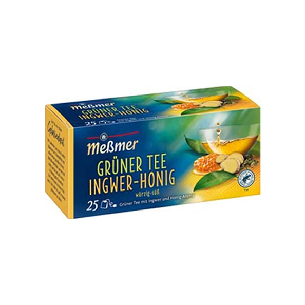 Messmer &VerticalLine; Gruner Tee Orange Ingwer &VerticalLine; 12 x 25 x 1,75 gram