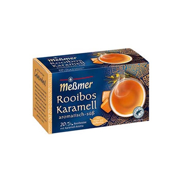 Messmer &VerticalLine; Rooibos Sahne Karamell &VerticalLine; 10 x 20 x 2 gram