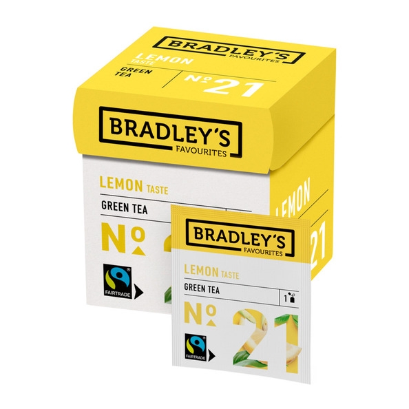 Bradley's &VerticalLine; Favourites Green Tea Lemon &VerticalLine; 6 x 12 x 1,75 gram