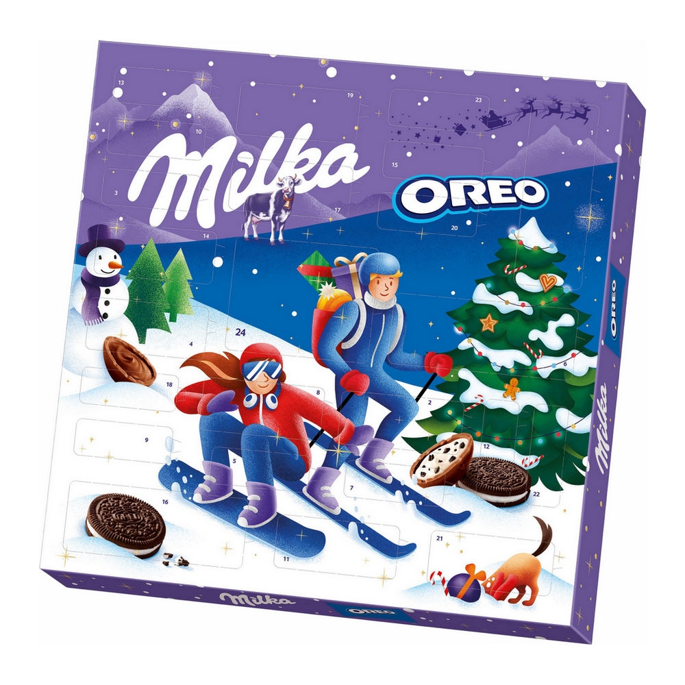 Milka | Oreo Adventskalender | 284 gram