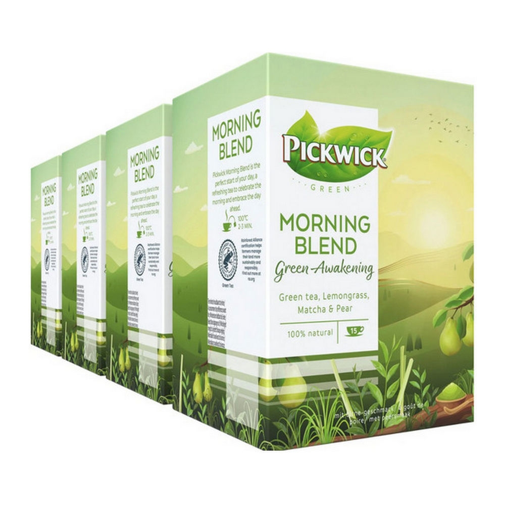 Pickwick &VerticalLine; Morning Blend Green Awakening &VerticalLine; 4 x 15 x 1,5 gram