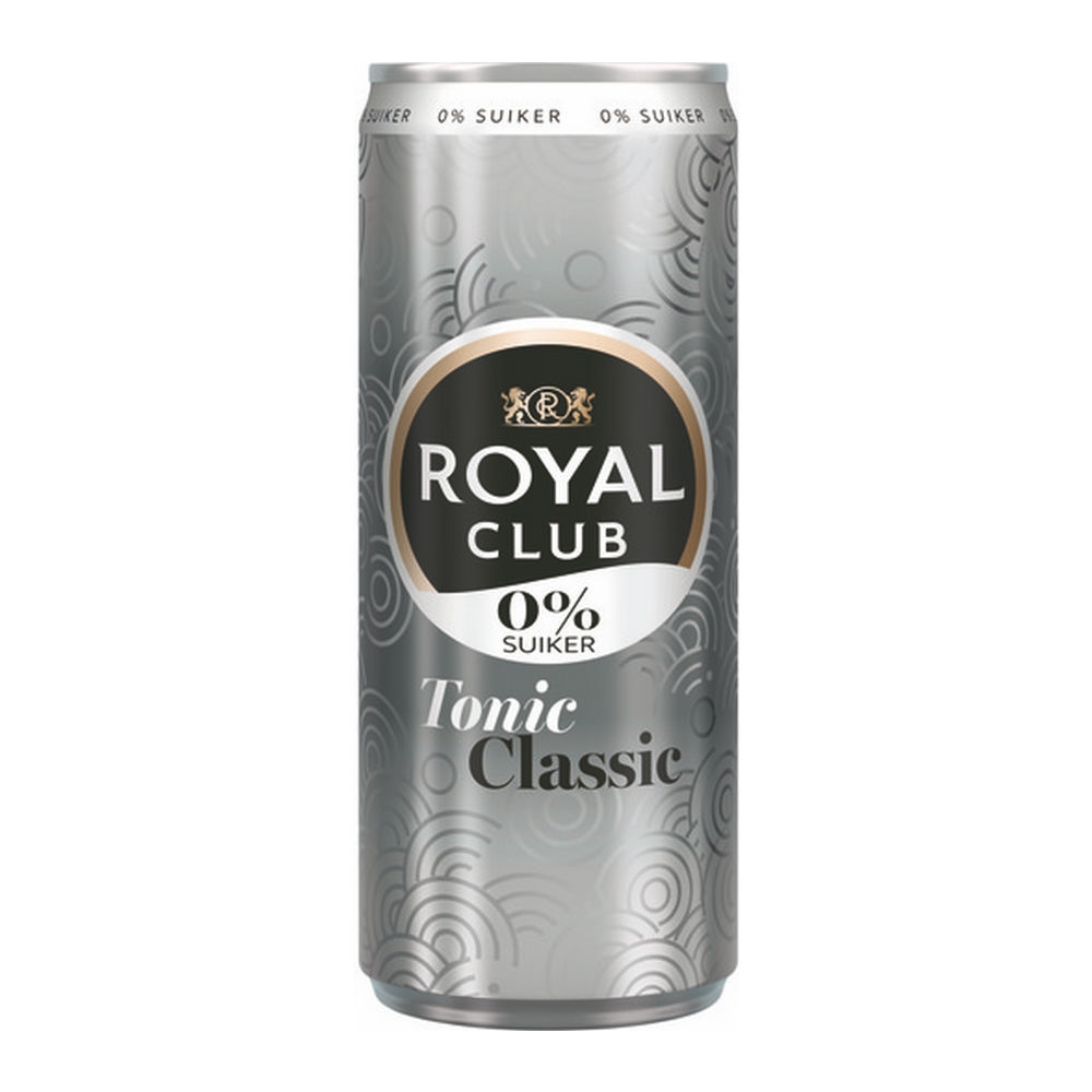 Royal Club | Tonic Classic 0% Blik | 12 x 25 cl