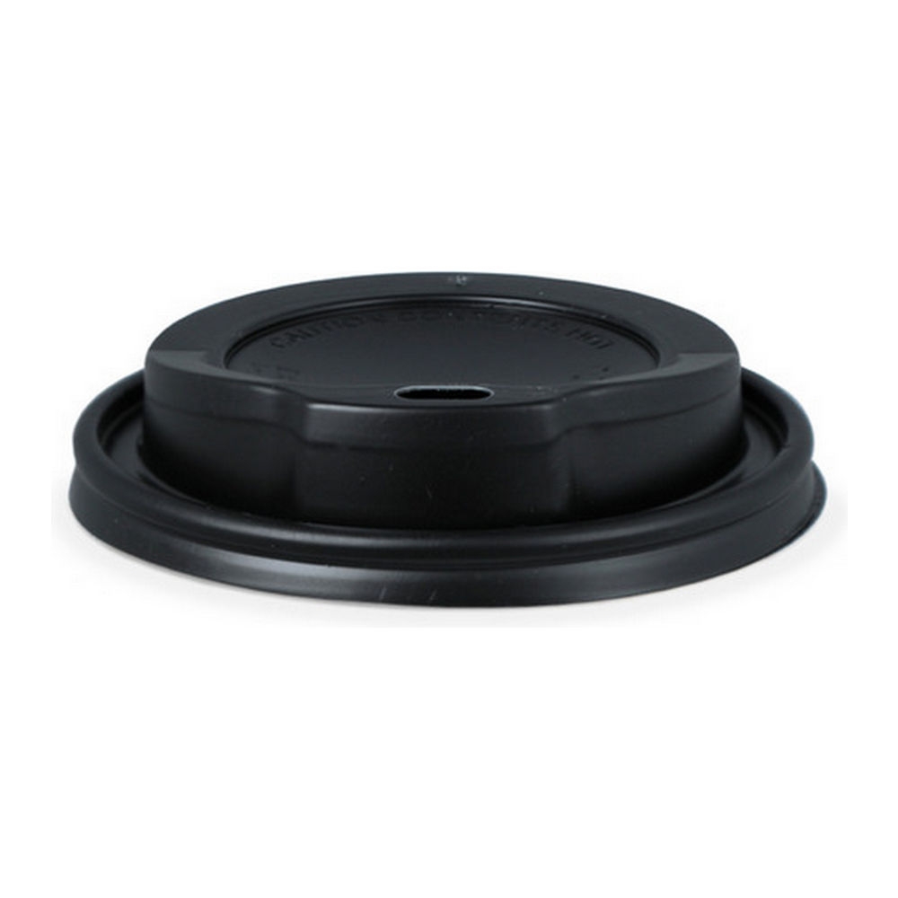 Deksel To Go Zwart 90mm | 50 stuks