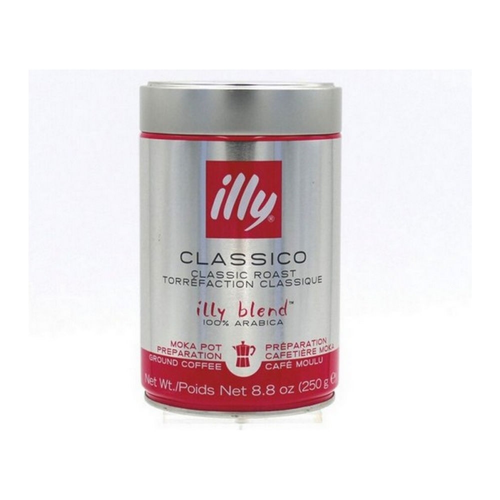 Illy &VerticalLine; Classico Moka Intenso Gemalen Blik &VerticalLine; 6 x 250 gram