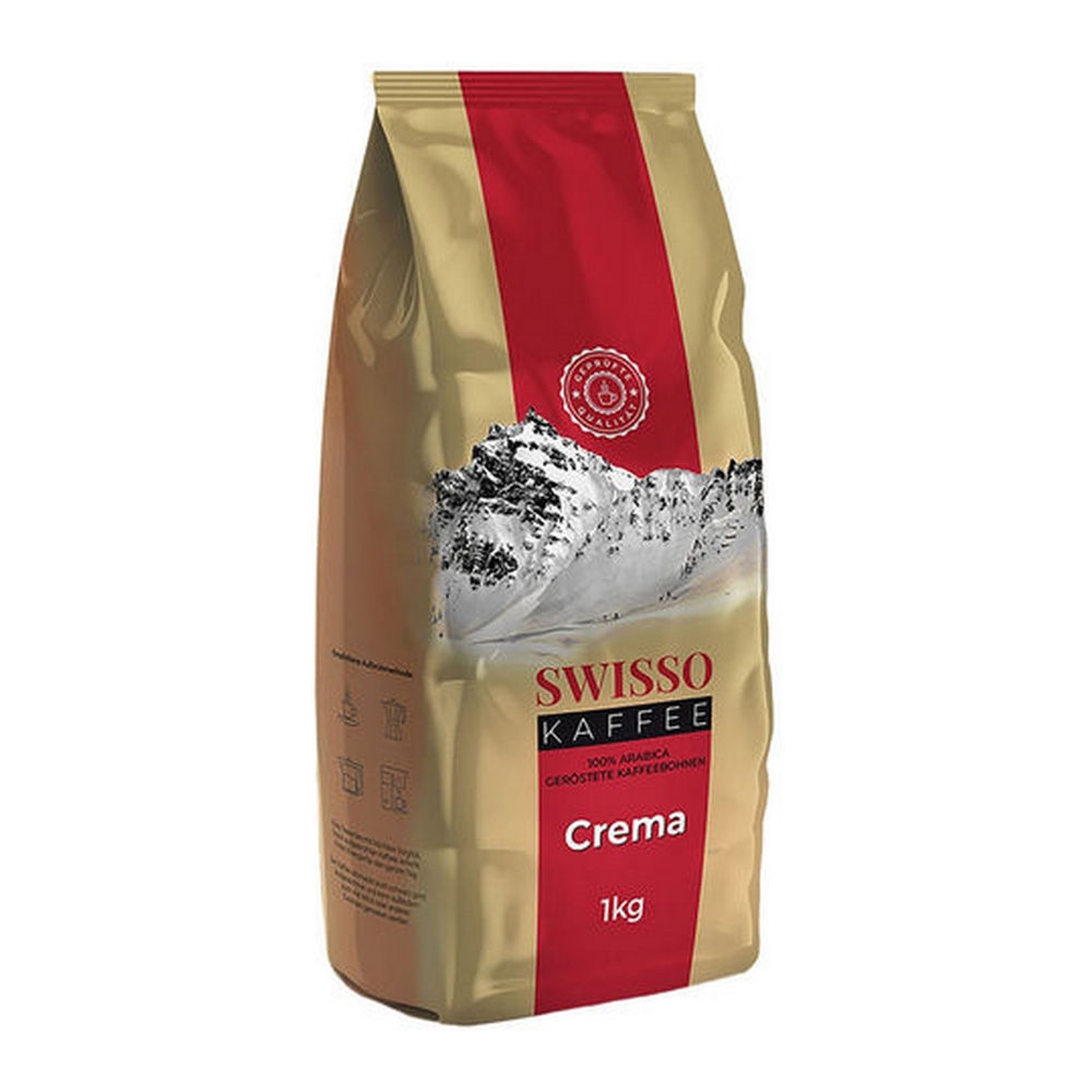 Swisso &VerticalLine; Koffie Crema Bonen &VerticalLine; 8 x 1 kg
