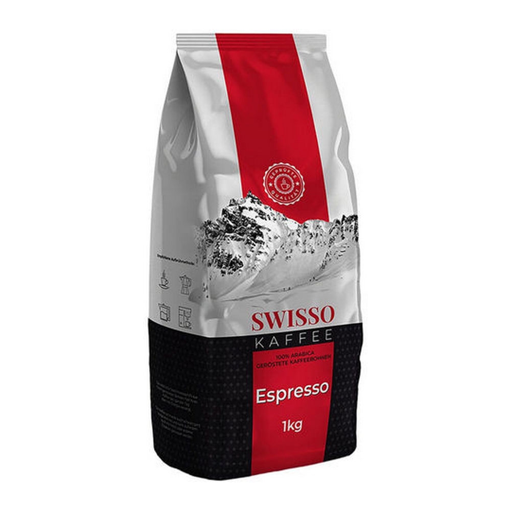 Swisso &VerticalLine; Koffie Espresso Bonen &VerticalLine; 8 x 1 kg
