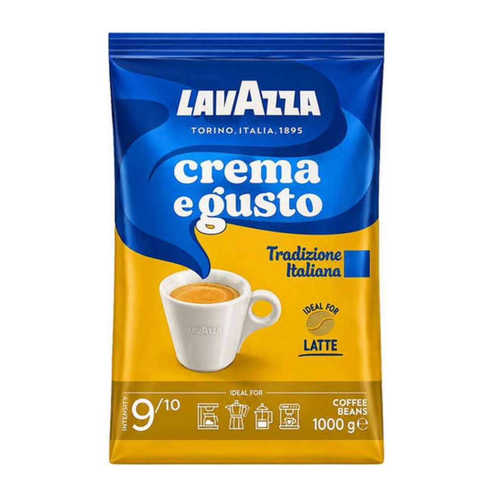 Lavazza &VerticalLine; Crema E Gusto Tradizione Bonen &VerticalLine; 6 x 1000 gram
