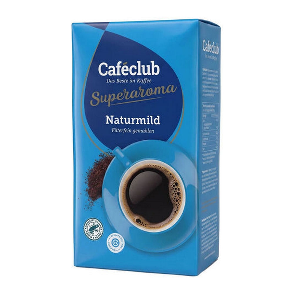 Cafeclub &VerticalLine; Naturmild &VerticalLine; 12 x 500 gram