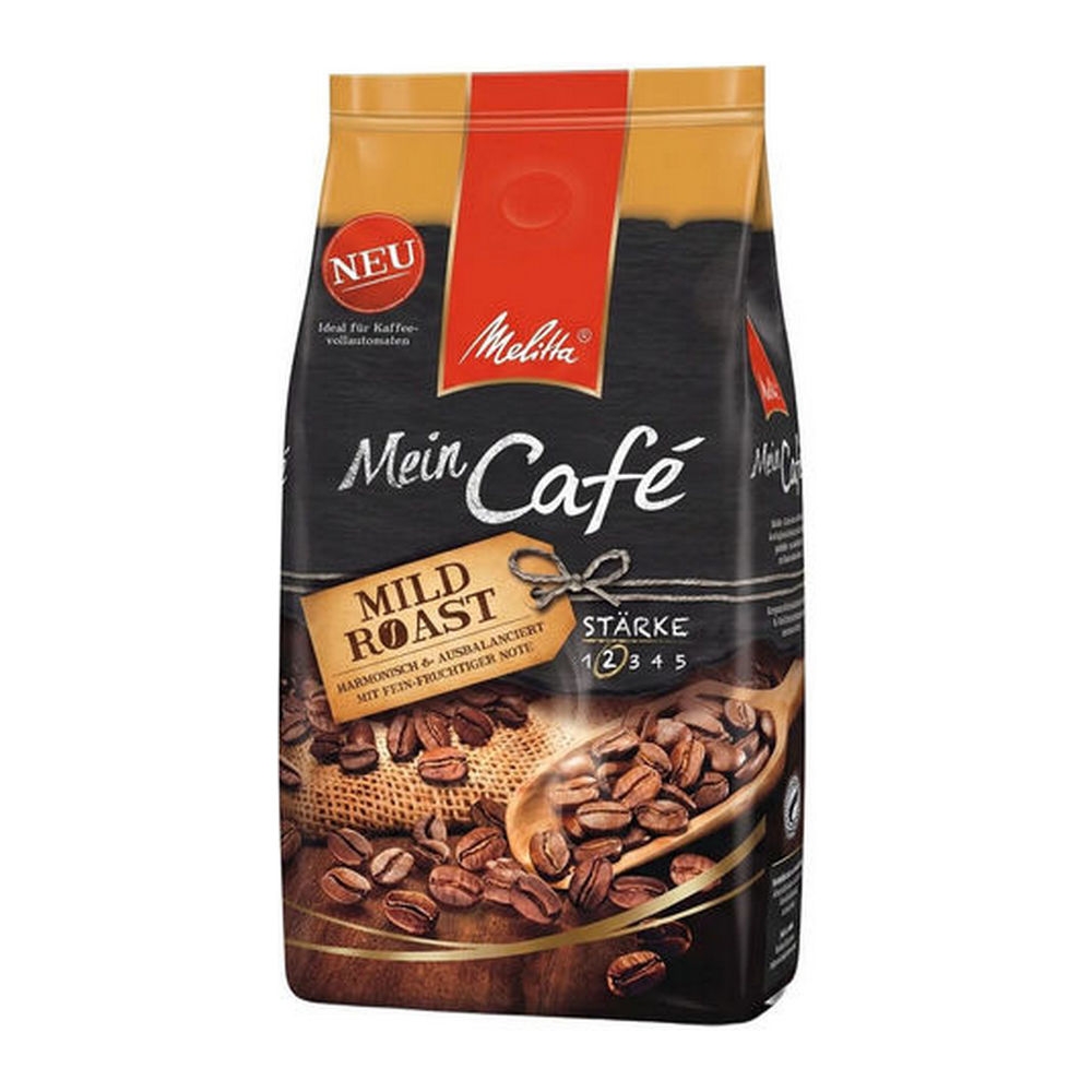 Melitta &VerticalLine; Mein Cafe Mild Roast Bonen &VerticalLine; 8 x 1000 gram