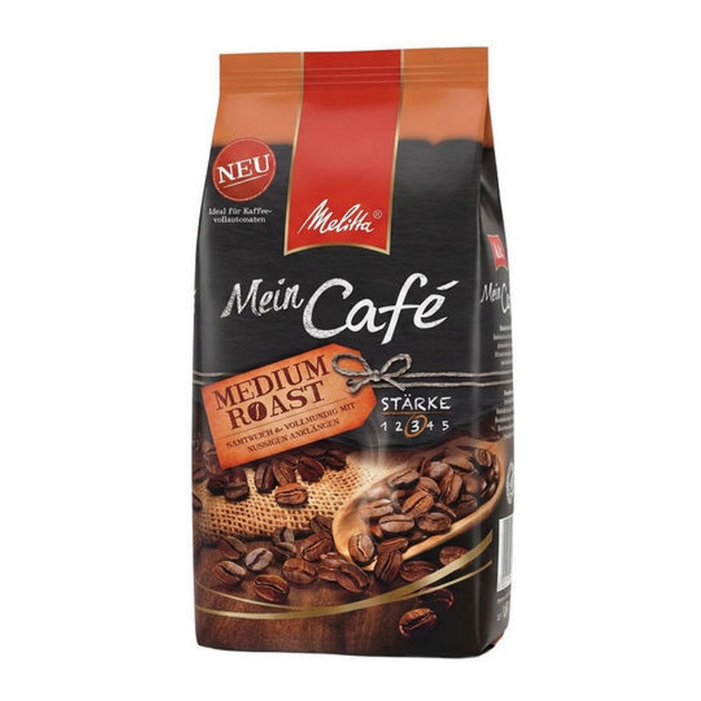 Melitta &VerticalLine; Mein Caf&eacute; Medium Roast Bonen &VerticalLine; 8 x 1000 gram