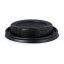 Deksel To Go Zwart 90mm | 50 stuks