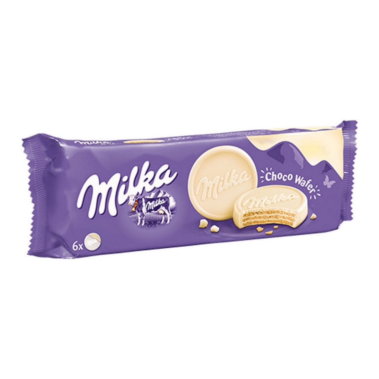 Milka | Choco Wafer Wit | 18 x 180 gram