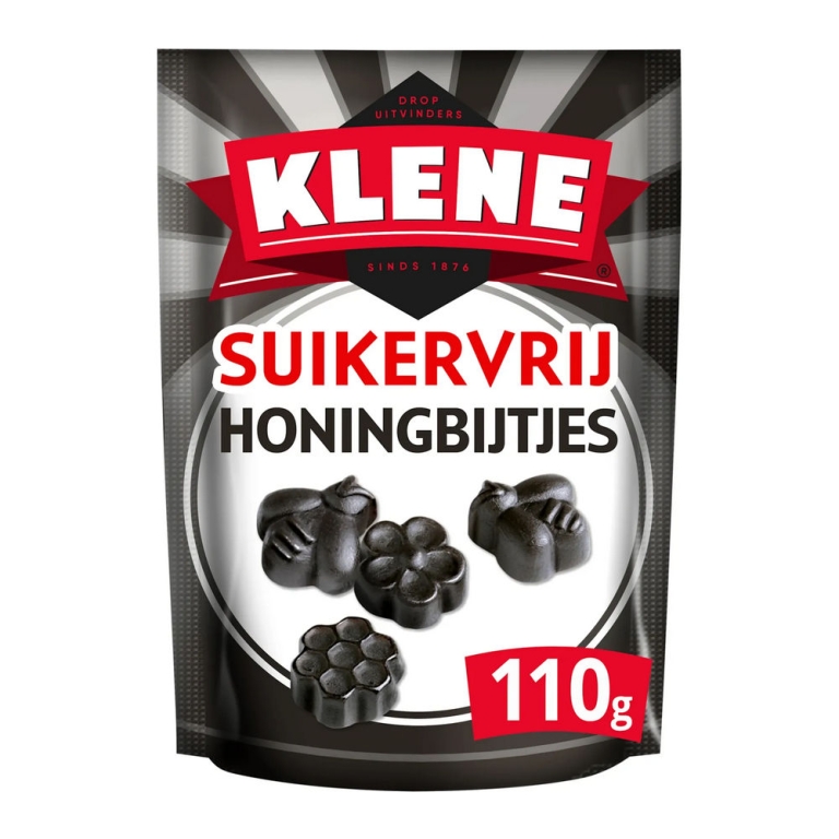 Klene | Honingbijtjes | Suikervrij | 12 x 110 gram