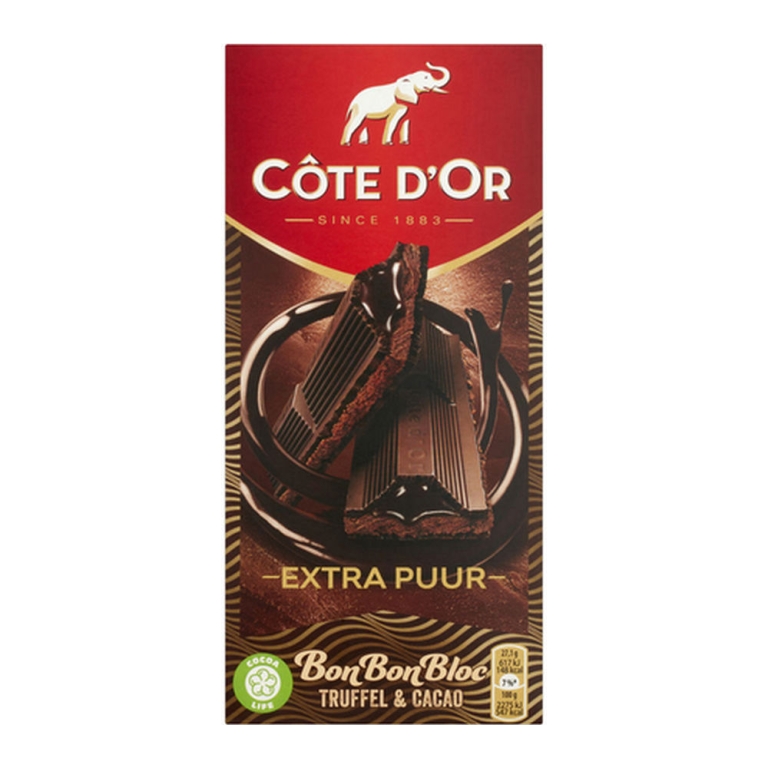 Côte d'Or | Bonbonbloc Truffel & Cacao | 15 x 190 gram