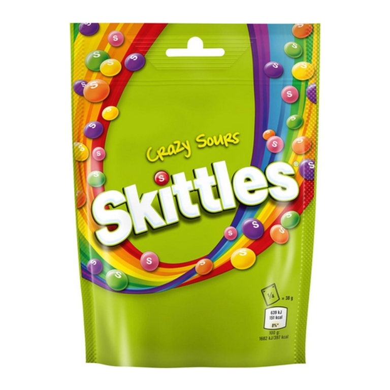Skittles | Crazy Sours Stazak | 15 x 152 gram
