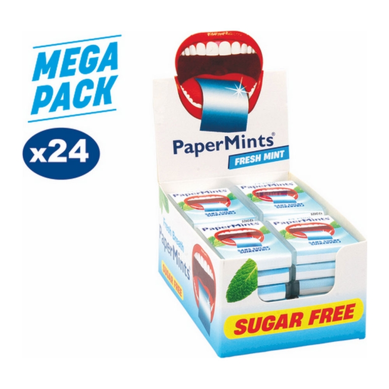 Papermints | Strips Freshmint | 24 x 24 stuks