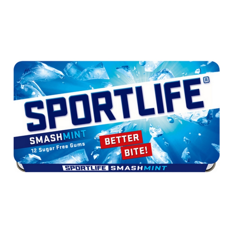 Sportlife | Smashmint Blauw | 24 x 18 gram