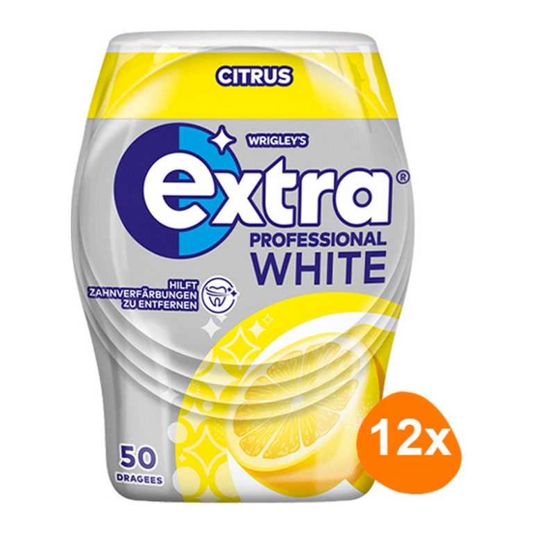 Wrigley's | Extra Prof White Citrus | 12 x 50 stuks