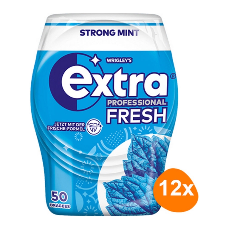Wrigley's | Prof Fresh Strong Mint | 12 x 50 stuks