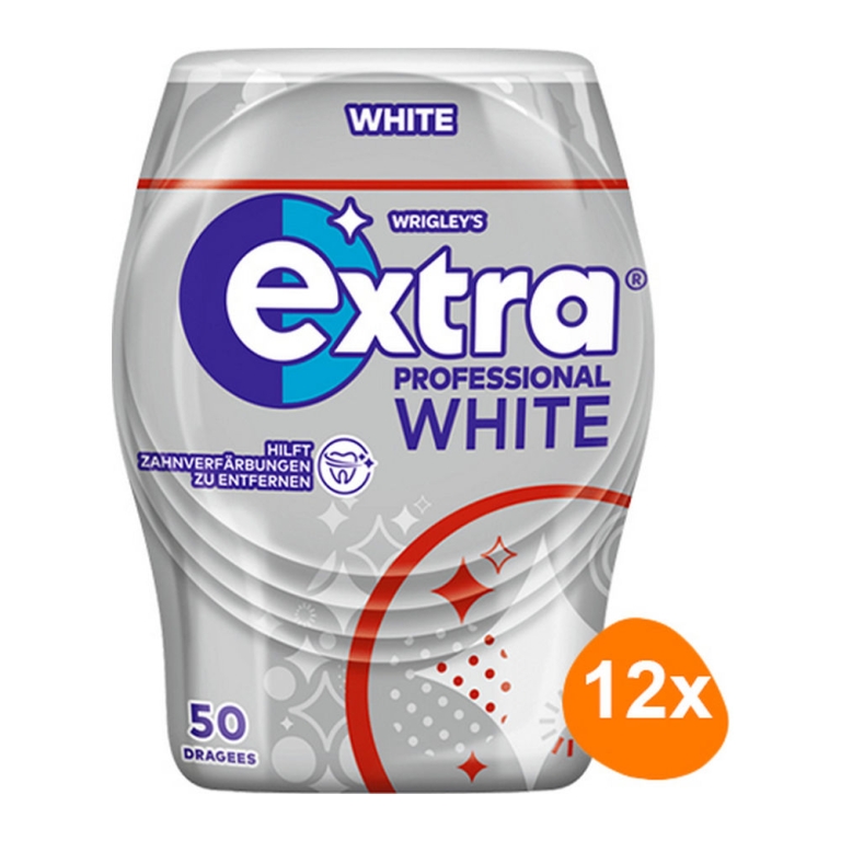 Wrigley's | Extra Professional White | 12 x 50 stuks