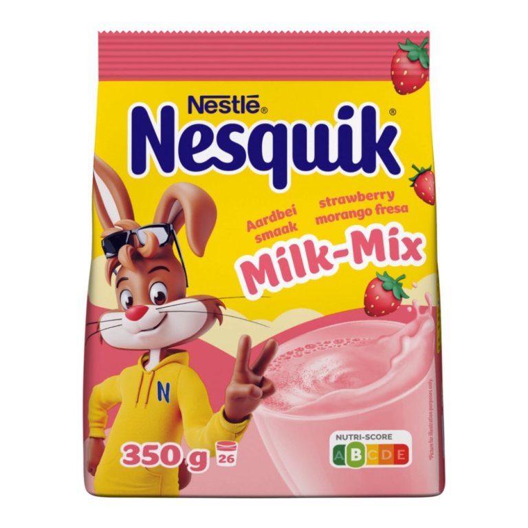 Nestle | Nesquik Milk-mix Aardbei | 350 gram