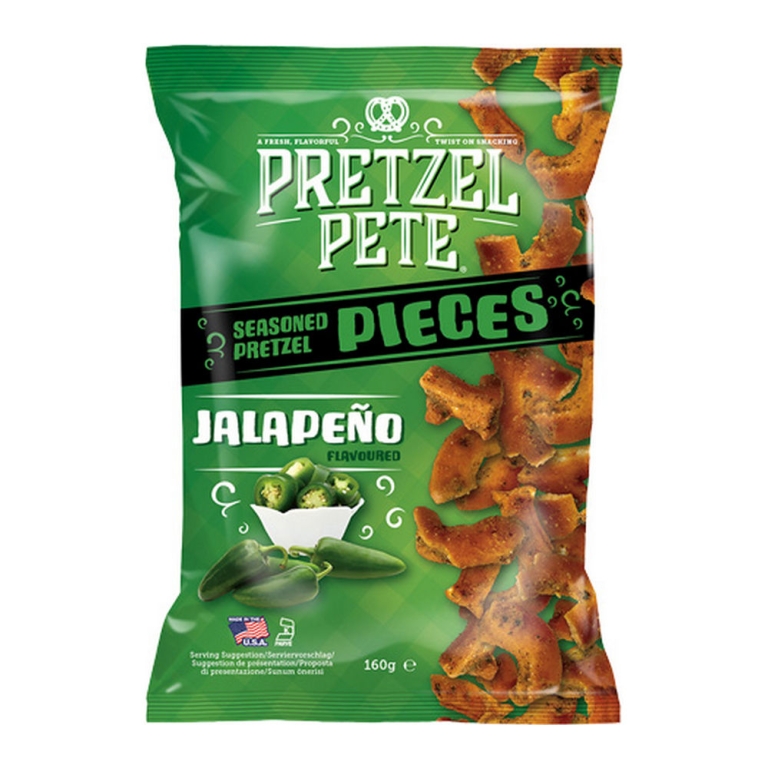 Pretzel Pete | Jalapeno Pieces | 160 gram