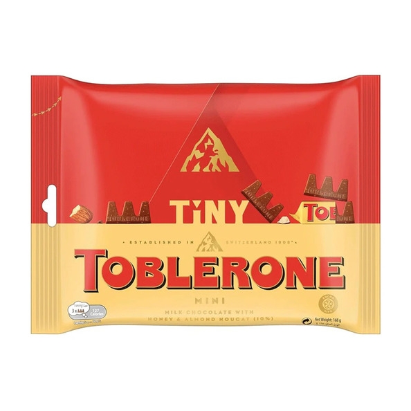 Toblerone | Tiny Milk Bag | 20 x 168 gram