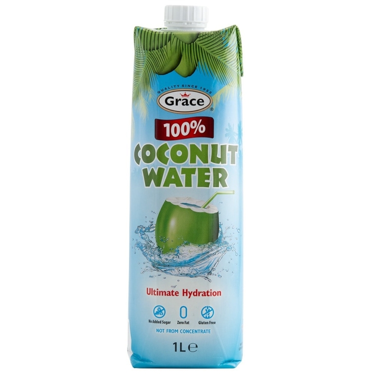 Grace | Kokoswater Prisma 100% | 8 x 1 liter