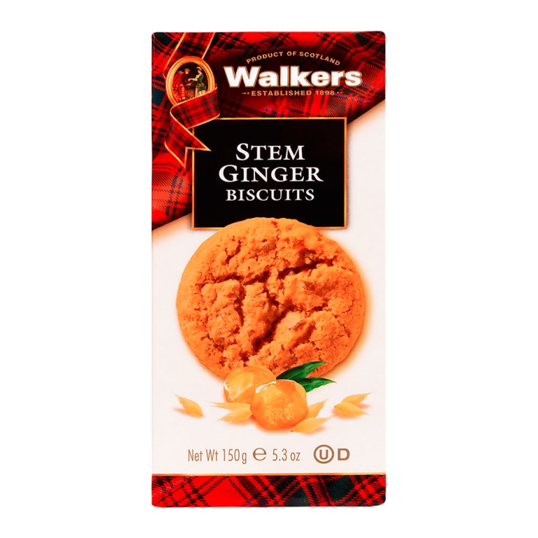 Walkers | Walker's Stem Ginger Biscuits Doos | 12 x 150 gram