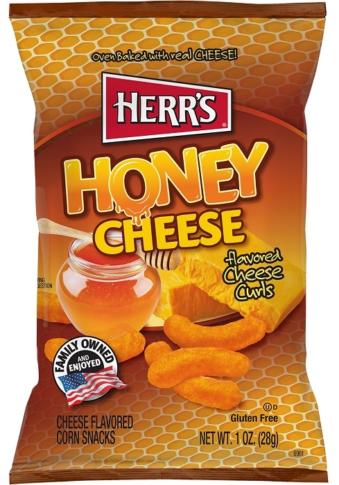 Herr's | Honey Cheese Curls | 42 x 28,4 gram