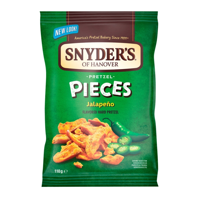 Snyder's of Hanover | Soh Jalapeño Pretzel Pieces | 10 x 110 gram
