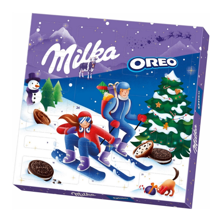 Milka | Oreo Adventskalender | 284 gram