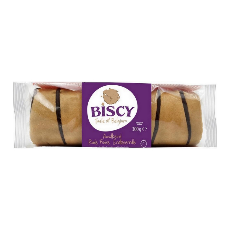 Biscy | Aardbeirol | 7 x 300 gram